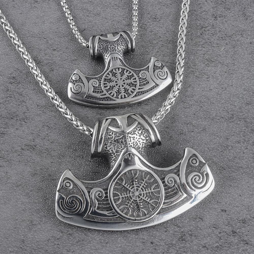 Vòng cổ Mặt Hình Mỏ Neo Bằng Kim Loại Bạc Phong Cách Hip Hop Thời Trang Cho Nam Và Nữ