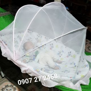 Mùng chụp chống muỗi cho bé