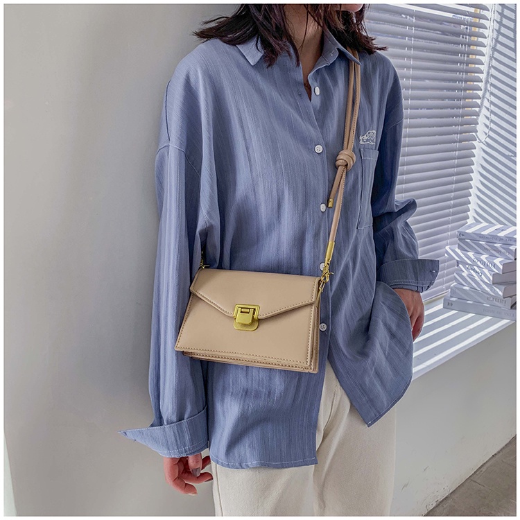 Túi đeo chéo đeo vai nữ da dáng vuông có khóa cao cấp công sở thời trang Alicehousee QH0007