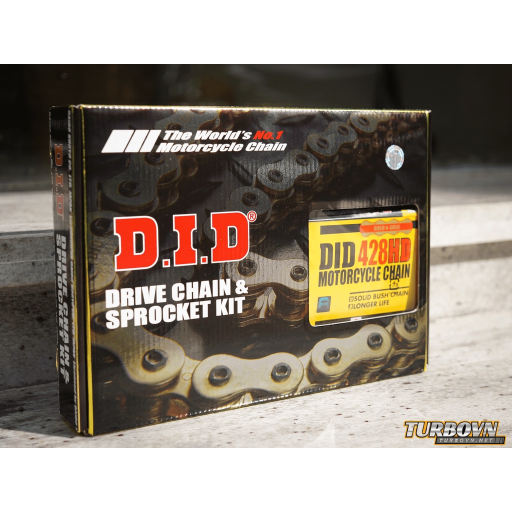 Nhông Sên Dĩa DID JAPAN RaiderFi, Satria 150 428HDS-122RB, 14T - 38T