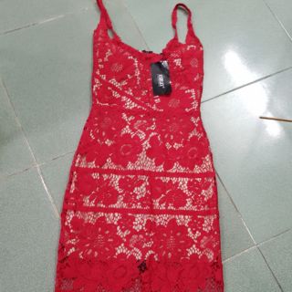 Sale - đầm ren 2 dây thiết kế