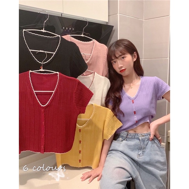 Áo mongtoghi đỏ viền trắng 2hand