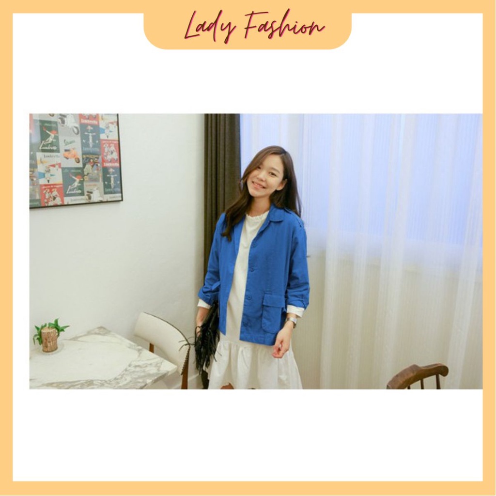 Áo khoác kaki túi hộp – MS0036AK