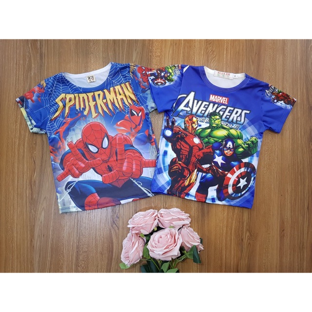 Combo 2 ri áo siêu nhân 3D