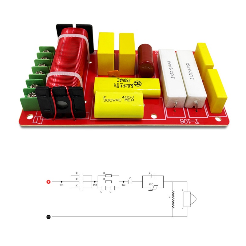 Bộ Chia Tần Số Cao 300W Tùy Chỉnh Kháng Lực 4-16 DIY