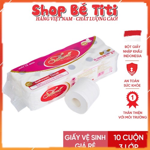 Giây vệ sinh Silkwell tím 10 Quận 1kg mềm mịn, dai vượt trội không chất tẩy trắng Shop Bé TiTi