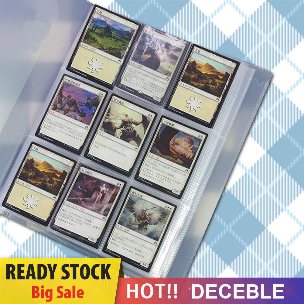 deceble 180pcs Novelty Playing Cards Holder Album 6x9cm Game Cards Collection Book