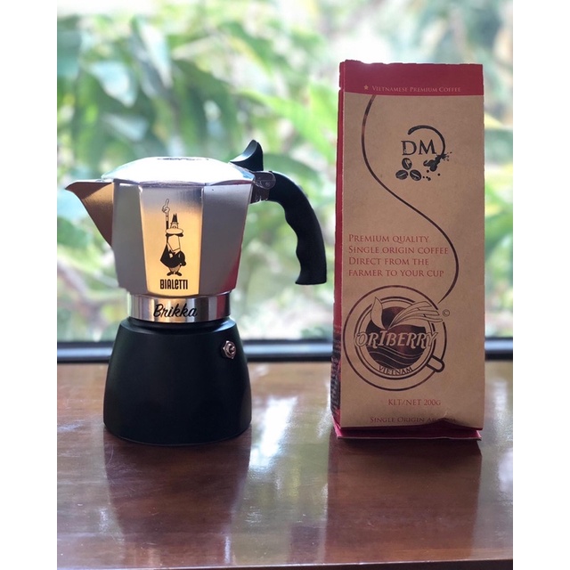 Ấm pha cafe Bialetti Brikka bản mới 2020, hàng CHÍNH HÃNG