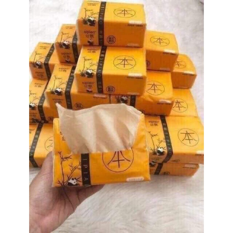 1 Thùng 30 Gói Gói Giấy Ăn Gấu Trúc Giấy Vệ Sinh Sipiao Chuẩn Nội Địa Trung