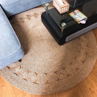 Thảm cói tròn,múi khâu dày dặn,bền( sp không hóa chất)