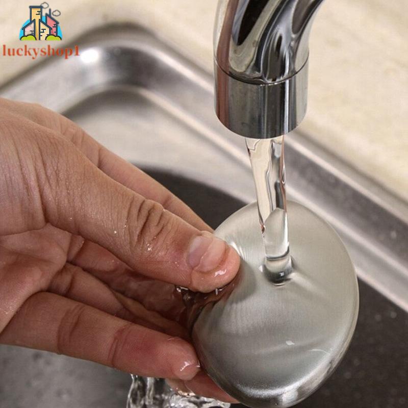 ❤❤❤(Hot products for family life)Stainless Steel Soap Odour Remover Kitchen Bar Hand Eliminating Odor Smell Chef Steel Soapcan