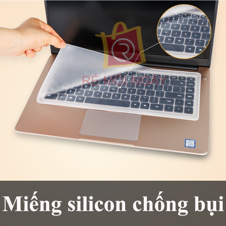 Miếng phủ bàn phím laptop, macbook, 13-17 inch silicon chống bụi, chống nước, đàn hồi cao