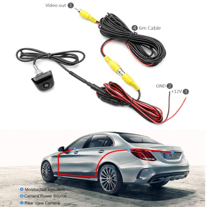 Camera lùi AHD 1080P độ nét cao dùng cho màn hình ô tô | BigBuy360 - bigbuy360.vn