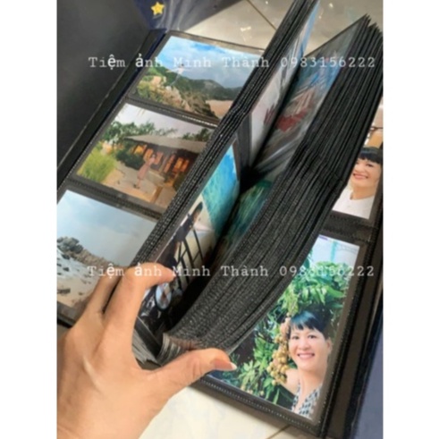 Album đựng ảnh 9x13 đựng được 600 ảnh bìa dạ cao cấp