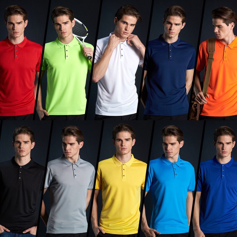 Áo thun nam ngắn tay có cổ POLO cotton mặc cực mát và thoải mái.