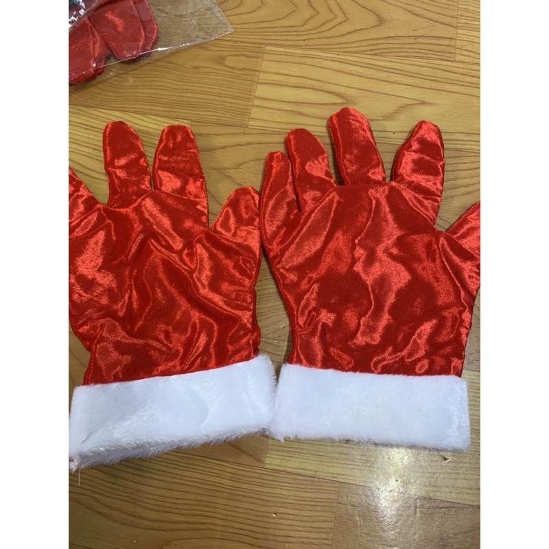 Găng Tay Nhung Ông Già Noel .