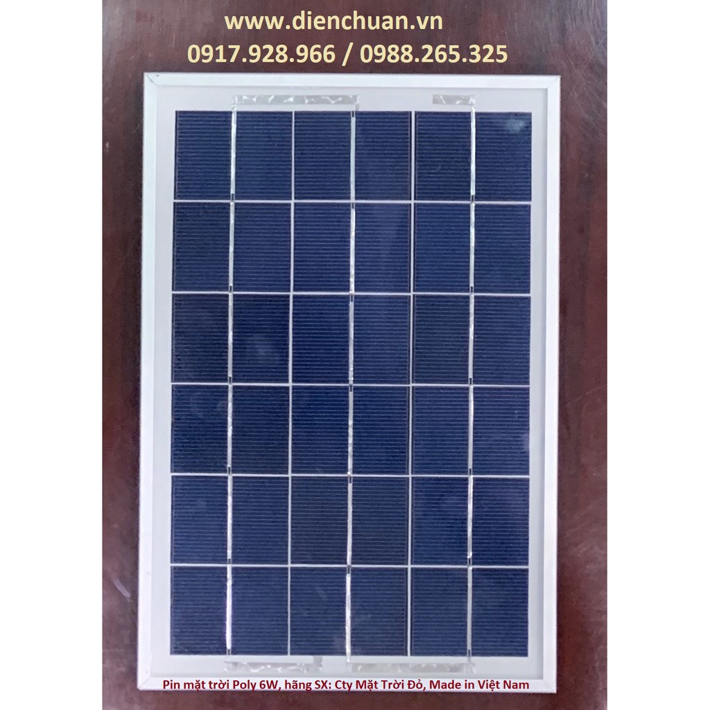 Pin mặt trời Poly 6W