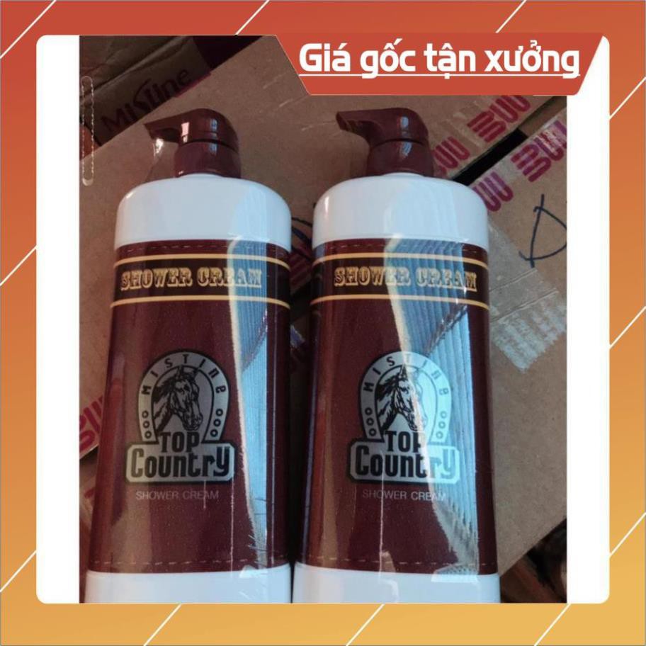 Freeship- [Hàng Auth] Sữa tắm con ngựa, Sữa tắm lưu hương Top Country Thái Lan 500ml