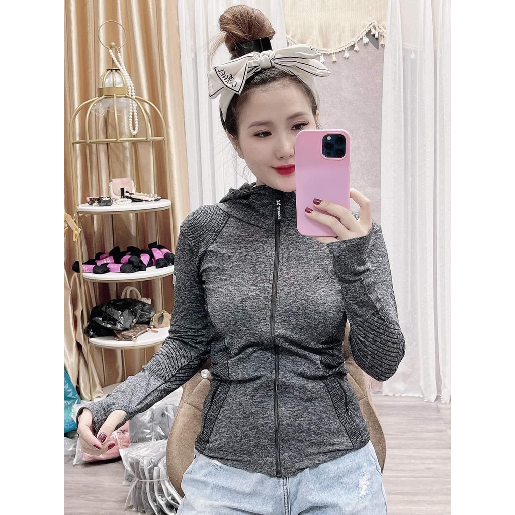 [Size M L XL XXL] Áo khoác Nữ Vải Mỏng, Nhẹ, Mát Ôm Body, Tôn Dáng Hàng Nhập. Áo Khoác Thể Thao Nữ [ST21] &amp; [2N]