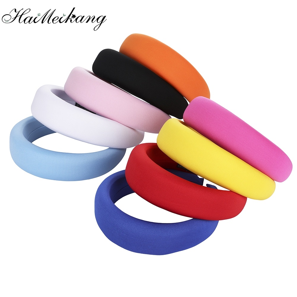 Haimeikang  Băng đô nhung nhựa đội đầu Thời trang ngắn gọn Cô gái thời trang nữ Băng đô cài tóc