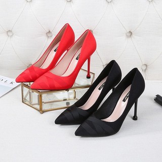 Giày Cao Gót Nữ - Giầy Cao Gót Cao 9cm Cao Cấp Màu Đỏ Và Màu Đen CAMELO C326