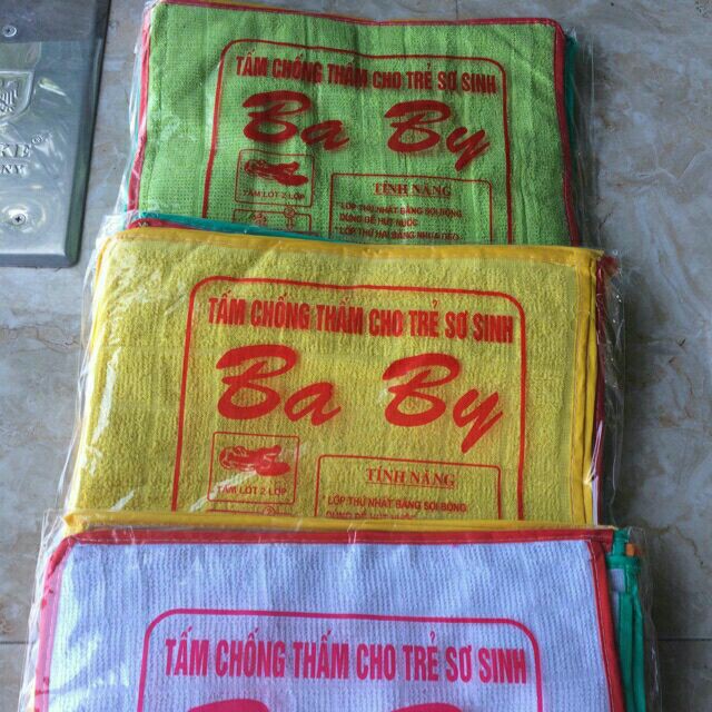 Sét 10 chiếc lót mông chống thấm màu