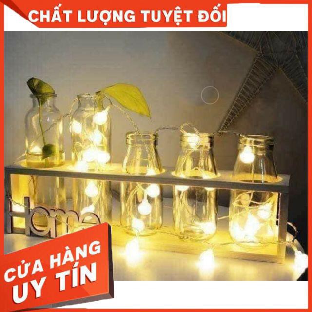 🍀Set 5 lọ thủy tinh cao thấp cắm hoa kèm kệ gỗ Home.