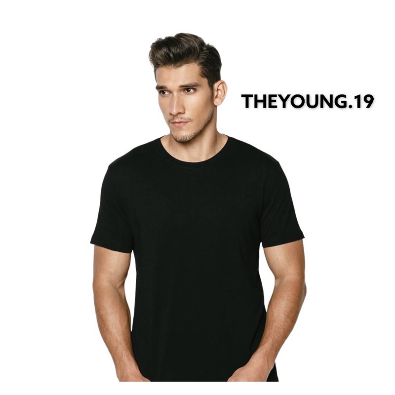 Áo Thun Trơn Đen Unisex 100% cotton | BigBuy360 - bigbuy360.vn