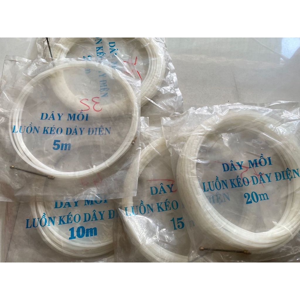 Dây mồi luồn kéo dây điện loại tốt 5m, 10m, 15m, 20m