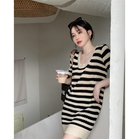 0407VS-VÁY SUÔNG KẺ