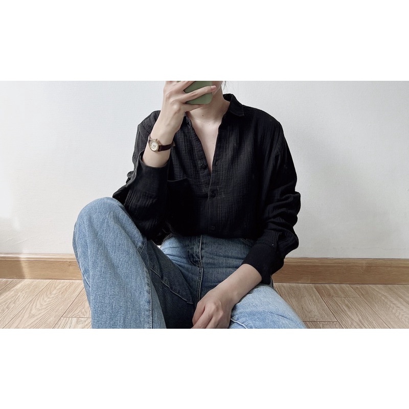 HERS - Sơmi tay dài muslin