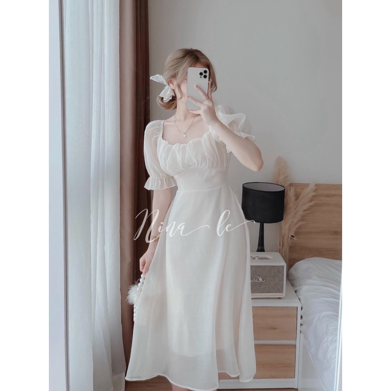 (HCM) Đầm voan lót lụa xinh sang xuất sắc có size 70kg siêu xinh- tôn dáng sành điệu cho các nàng KME FASHION