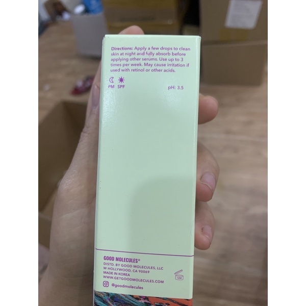 Tẩy tế bảo chết ban đêm Good M. Lecules
