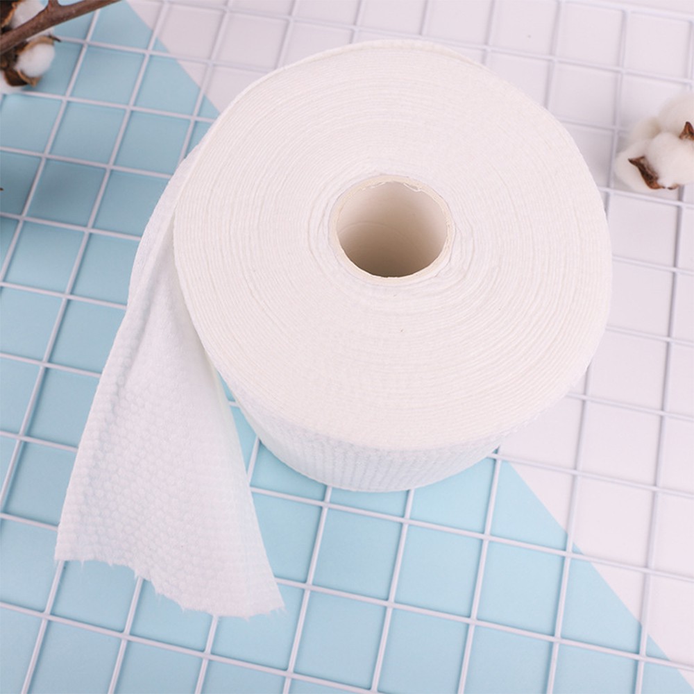Bịch Tròn 80 Khăn Tẩy Trang Cotton Towel Lau Đa Năng - Khăn Lau Bát Có Thể Giặt Lại