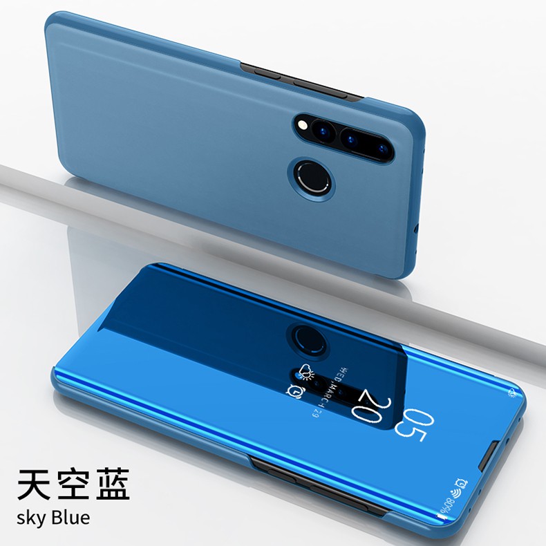 Ốp điện thoại gập tráng gương cho Huawei Nova 4 3 3i 3e 2i 2 Lite