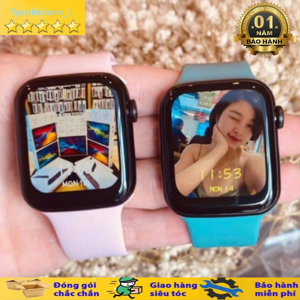 Đồng Hồ Thông Minh HW12 có Tiếng Việt, Nghe Gọi, Thay Hình Nền, Cảm Ứng Siêu Mượt