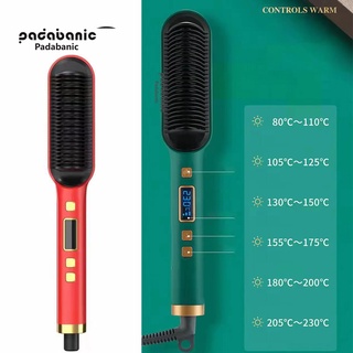 Lược Điện Duỗi Tóc Padabanic Máy Là Thẳng Tóc Ép Tóc Đa Năng Chuyên Nghiệp