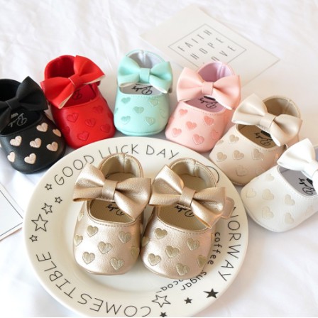Giày Moccs Da PU Đế Mềm Chống Trượt Phối Tua Rua Cho Bé Sơ Sinh 0-18 Tháng Tuổi