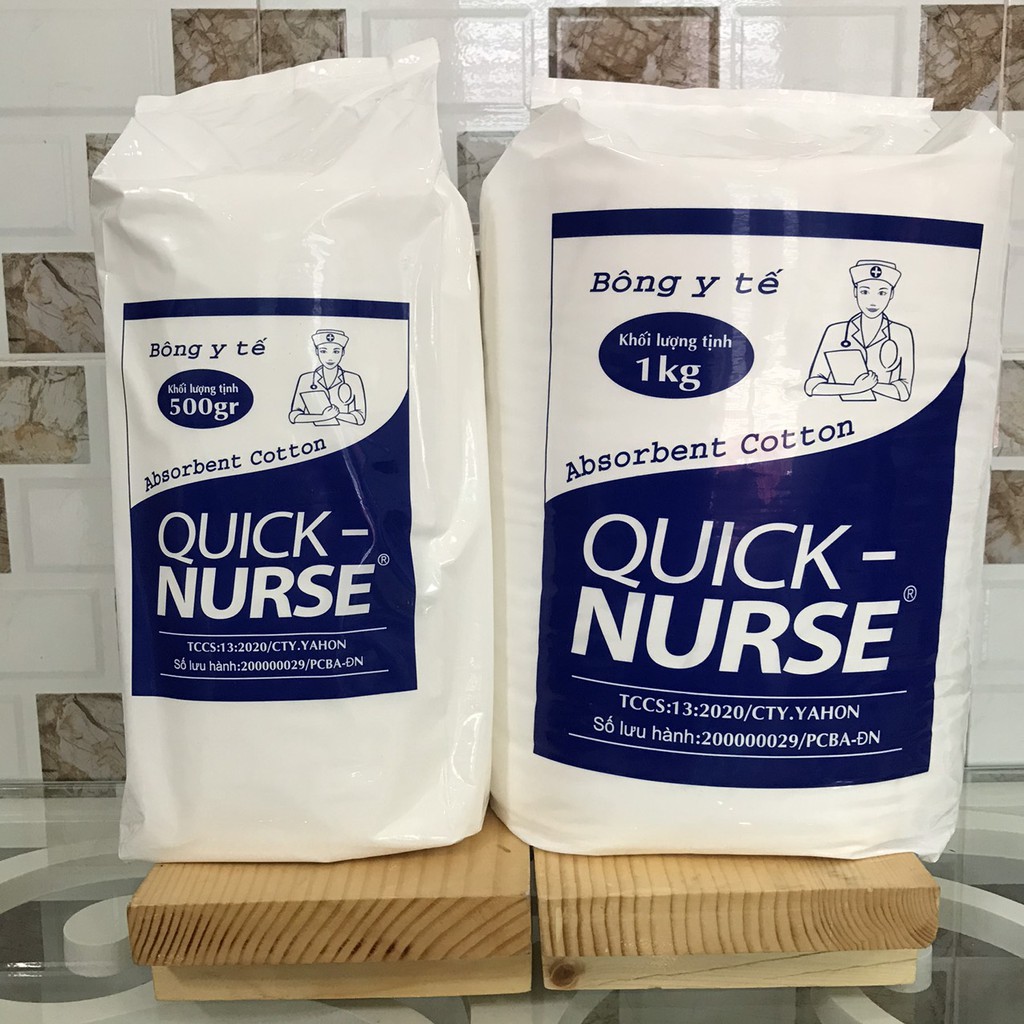 Bông Gòn Y Tế Quick Nurse 500 gr - 1 Kg