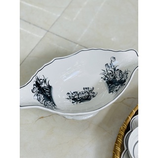 Bộ bát đĩa đồ ăn màu cổ men rạn