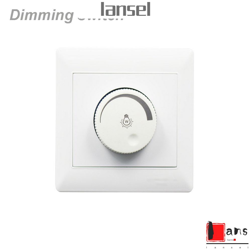 ❤LANSEL❤ 220V Durable Dimmer Professional Brightness Controller Light Switch White Brand New Adjustable High Quality Lamp