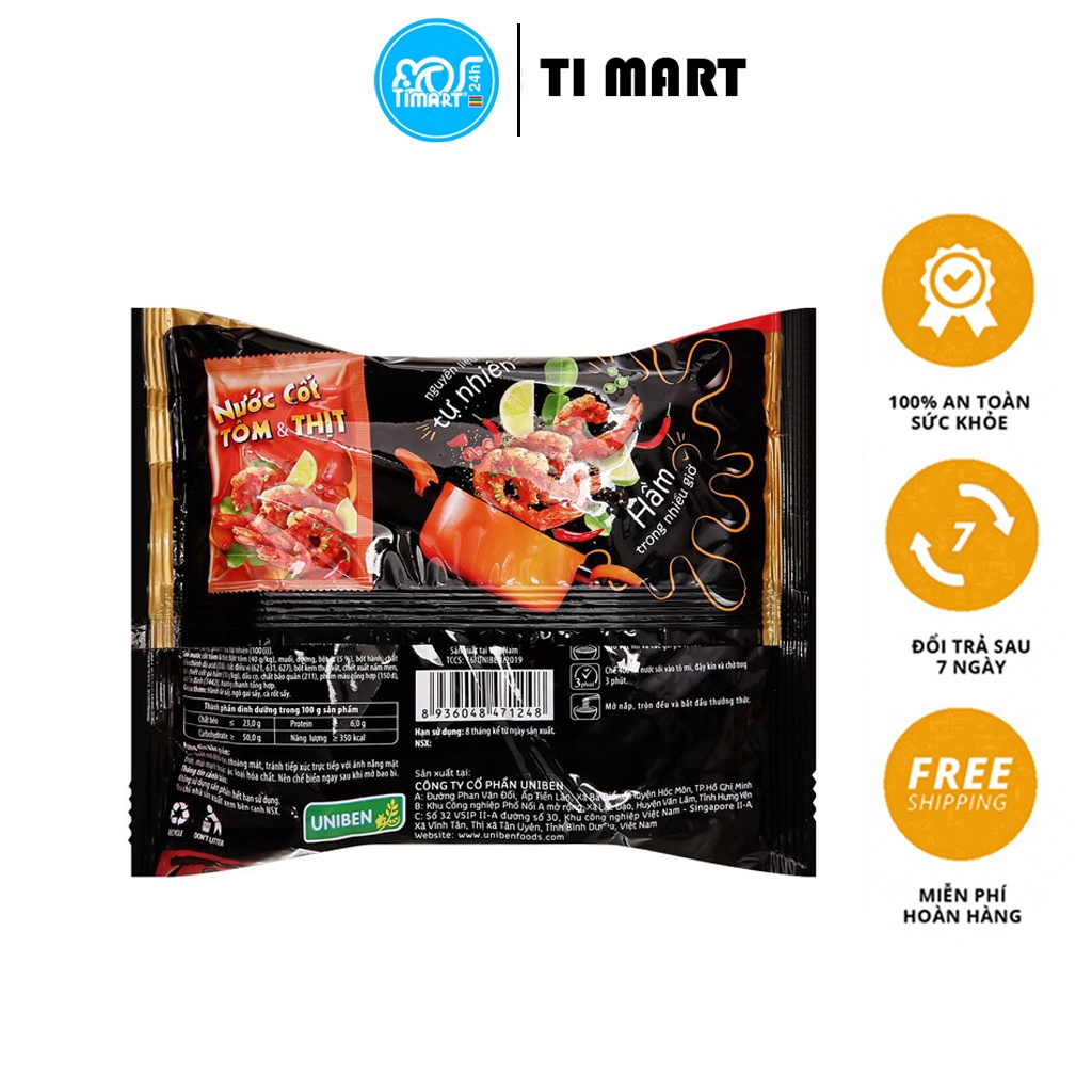 Thùng 30 gói mì 3 Miền Gold vị bò hầm rau thơm / tôm chua cay ĐẶC BIỆT 75g