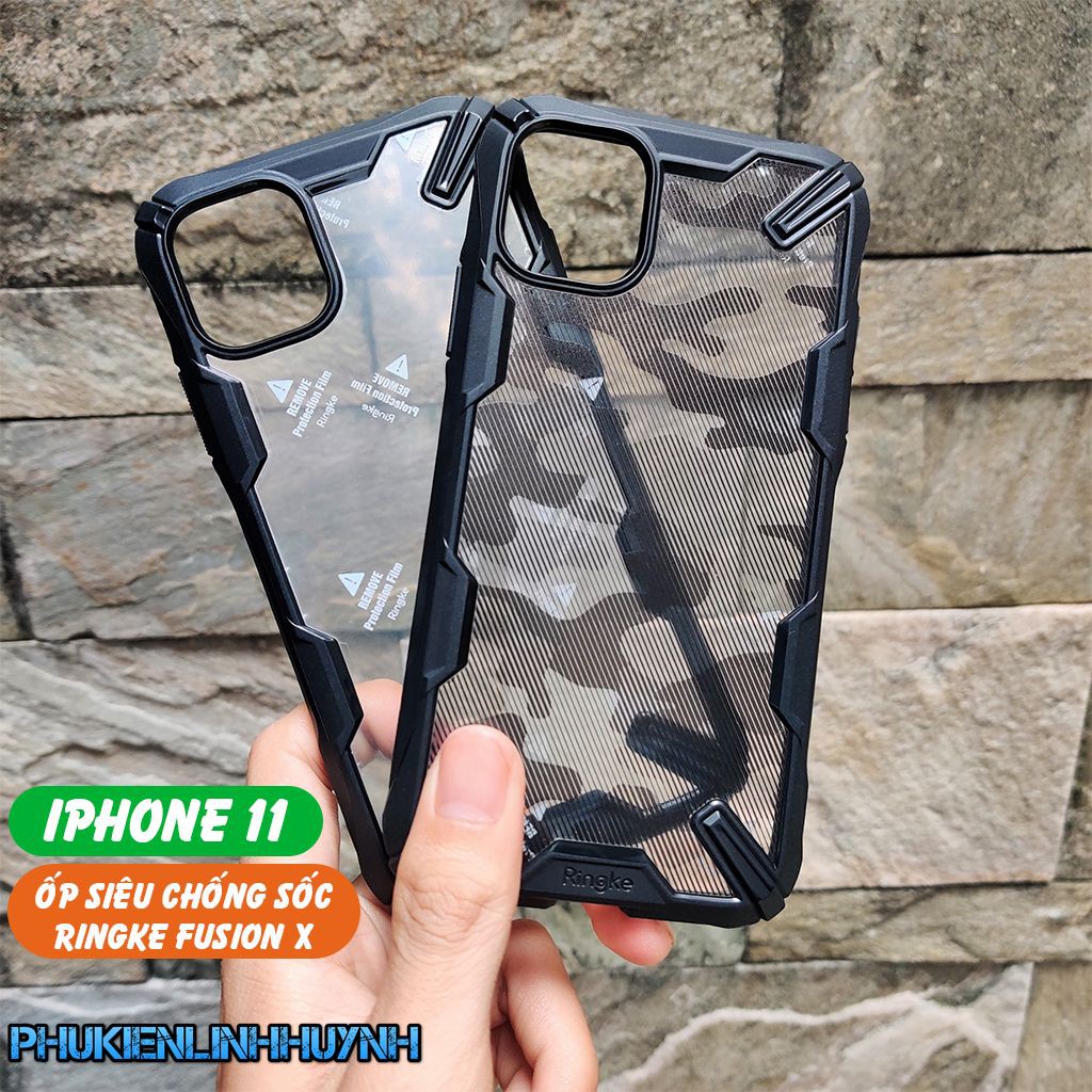 IPhone 11_Ốp lưng chống sốc Ringke Fusion X chính hãng
