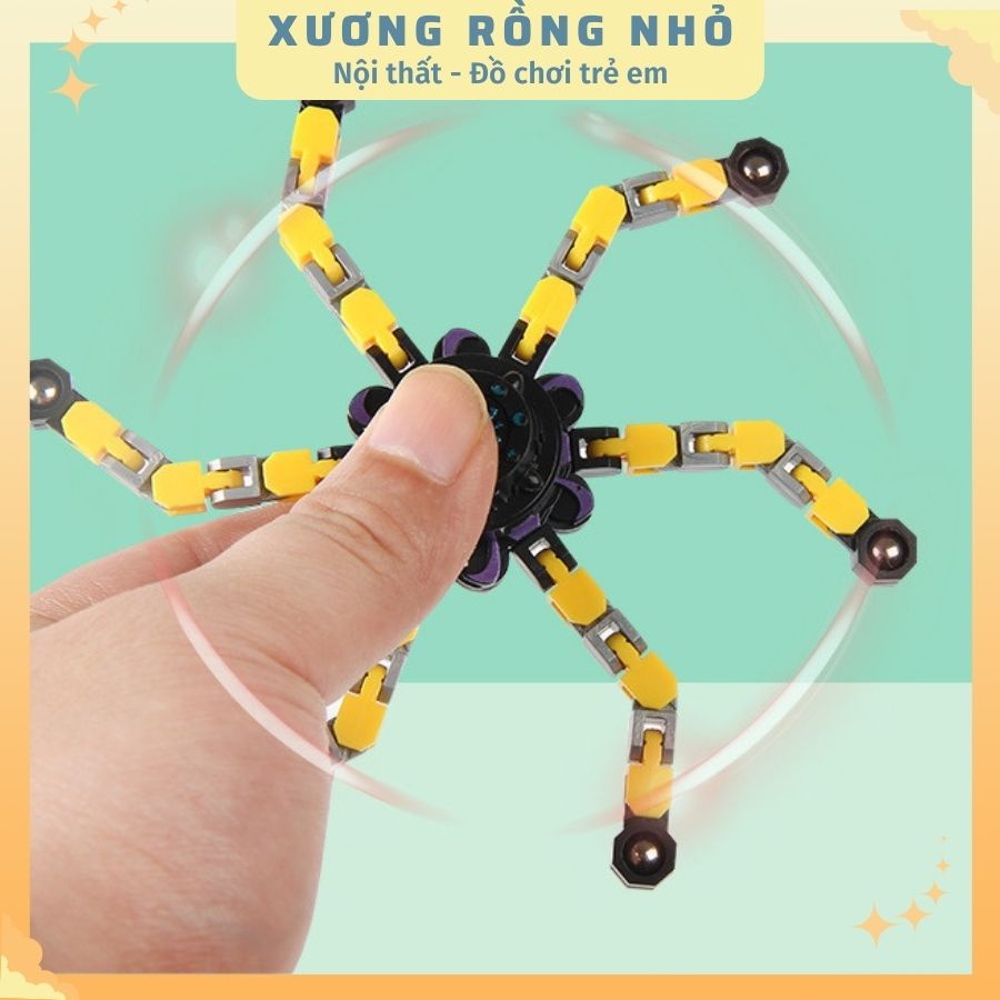 Con quay Spinner 6 chân biến hình, robot thông minh thỏa sức sáng tạo cho bé - Xương Rồng Nhỏ