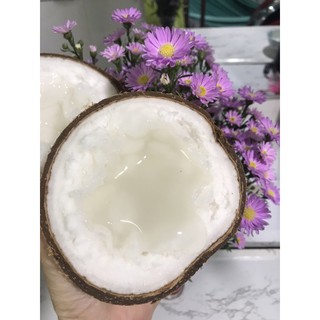 Combo 2 dừa sáp Trà Vinh đặc ruột