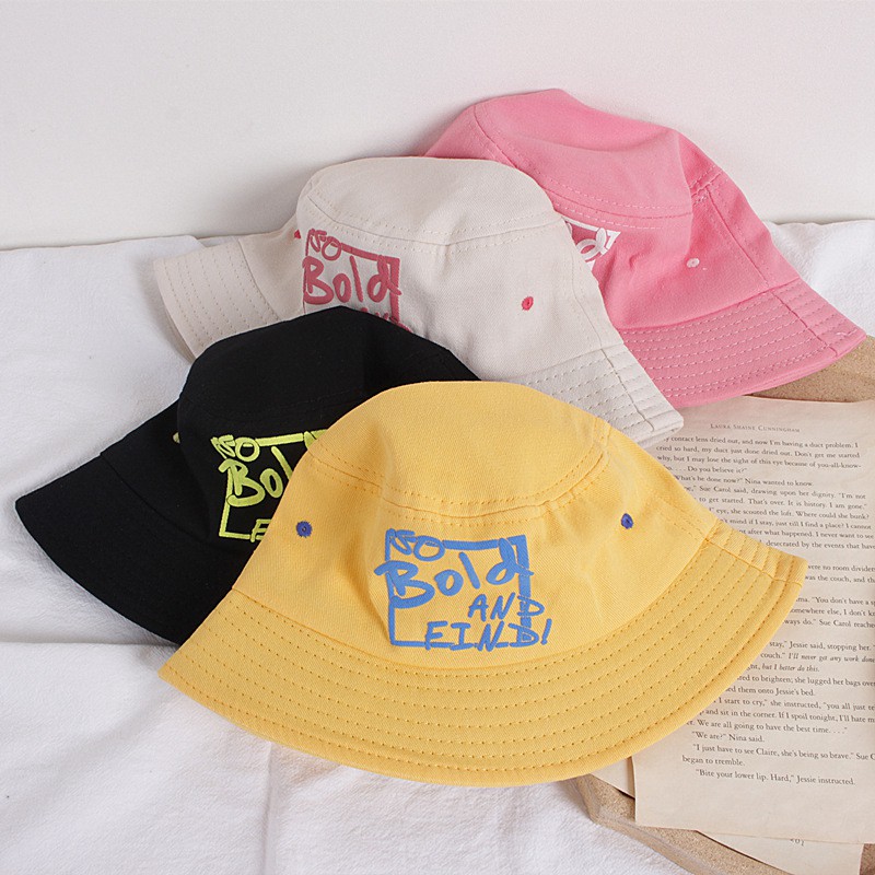 Mũ bucket màu sắc ngọt ngào cho bé