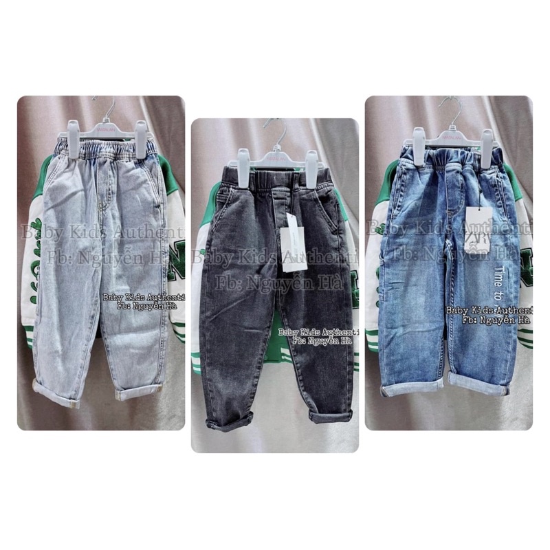 Quần jeans shinny siêu mềm bé trai sz 6y 7y 8y 10y