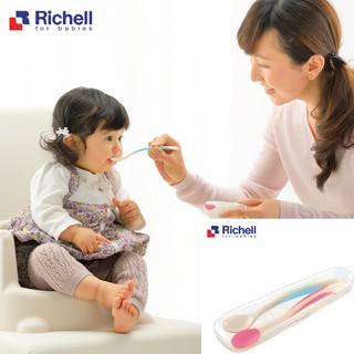Bộ thìa mềm và thìa ăn cháo Richell cho bé
