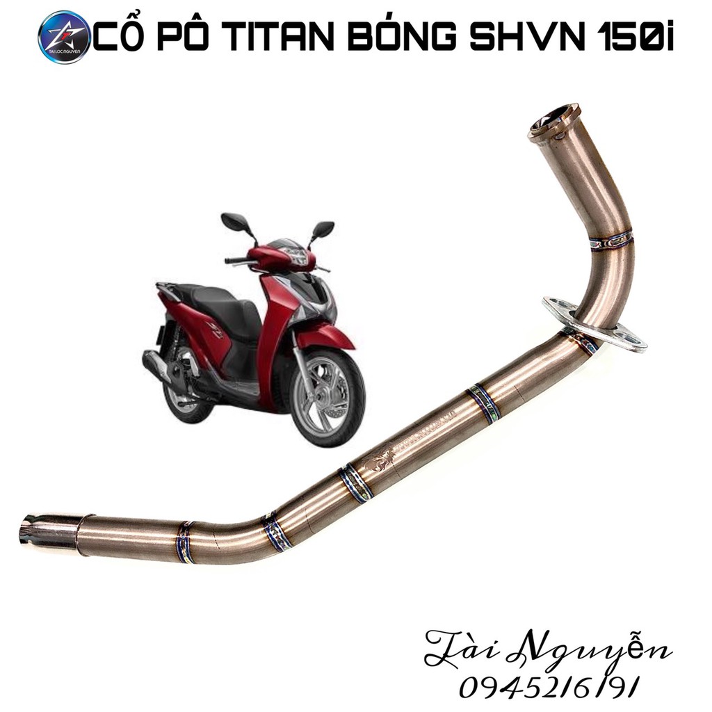 CỔ PÔ TITAN BÓNG VÀ MỜ SH/AB125/PCX GẮN PÔ ZIN