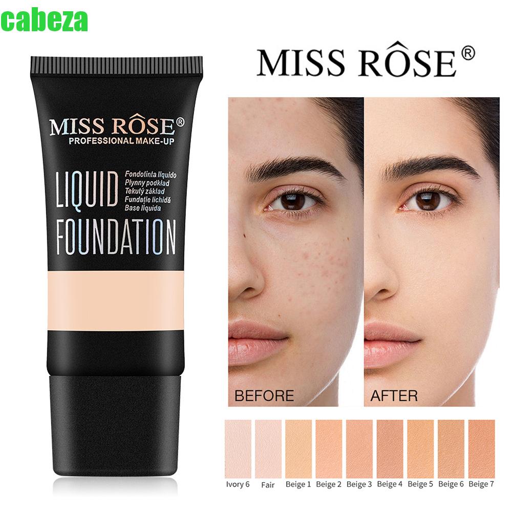 MISS ROSE (Hàng Mới Về) Kem Nền Che Khuyết Điểm Dạng Lỏng Cabeza 35ml